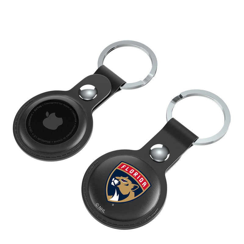 Florida Panthers Insignia AirTag Black Airtag Holder 2-Pack Iso.Jpg