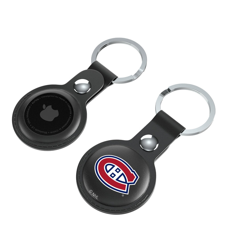 Montreal Canadiens Insignia AirTag Black Airtag Holder 2-Pack Iso.Jpg