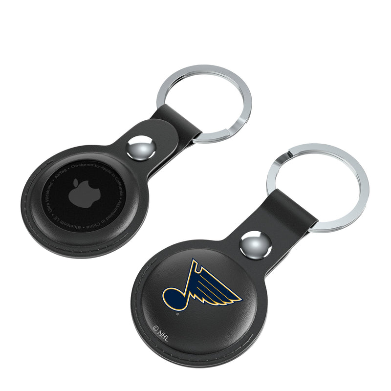 St. Louis Blues Insignia AirTag Black Airtag Holder 2-Pack Iso.Jpg