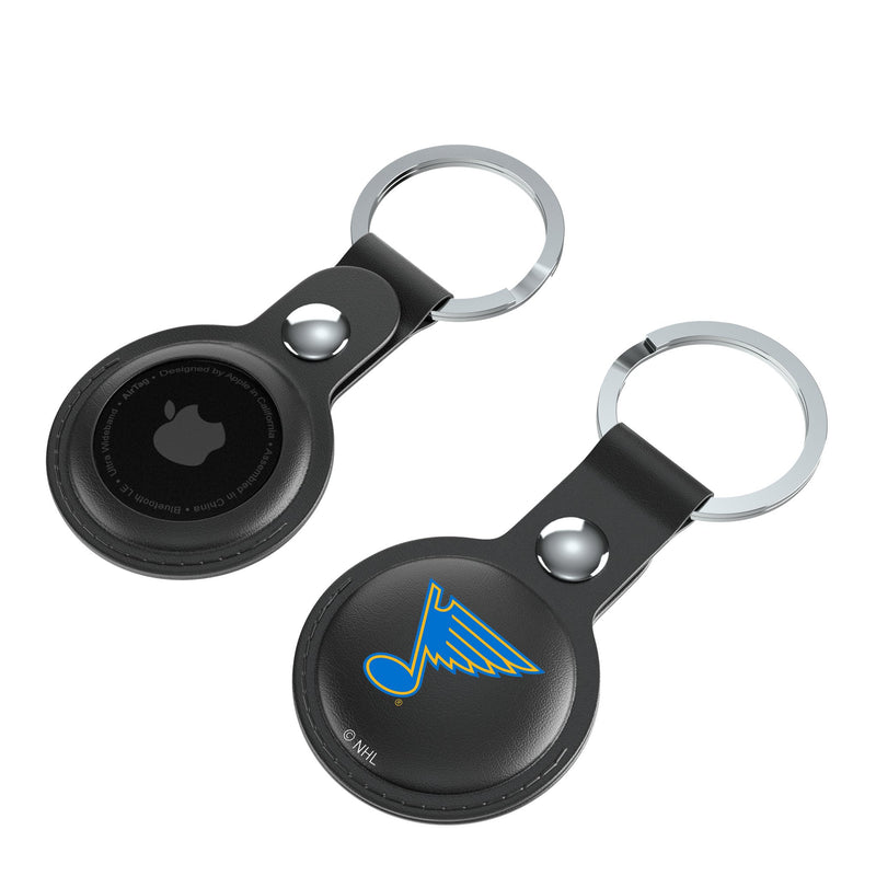 St. Louis Blues Insignia AirTag Black Airtag Holder 2-Pack Iso.Jpg