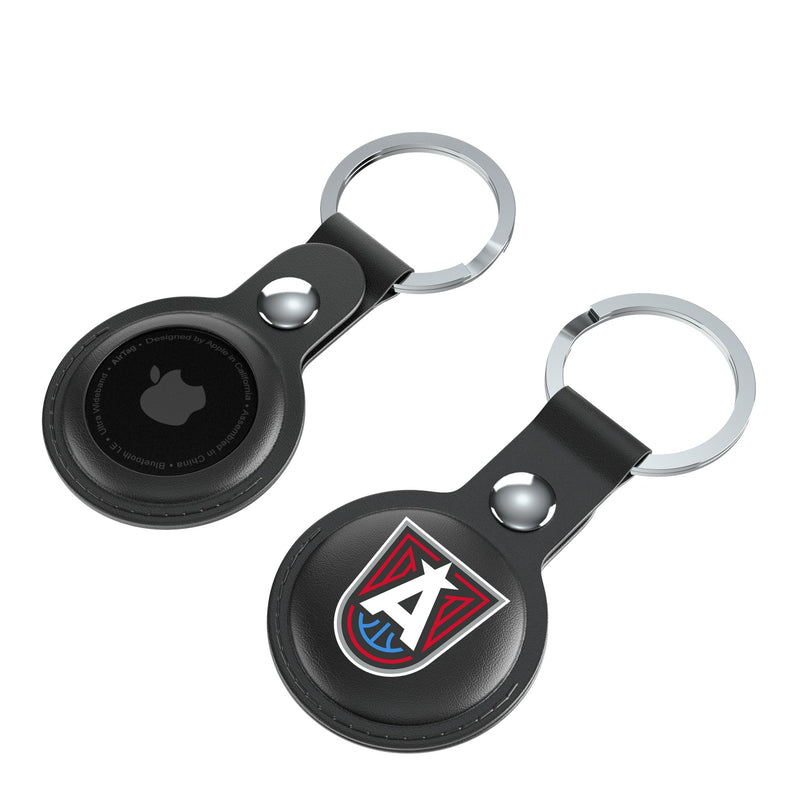 Atlanta Dream Insignia AirTag Black Airtag Holder 2-Pack Iso.Jpg