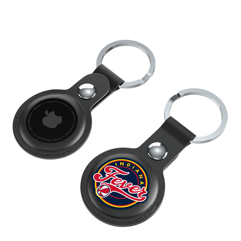 Indiana Fever Insignia AirTag Black Airtag Holder 2-Pack Iso.Jpg