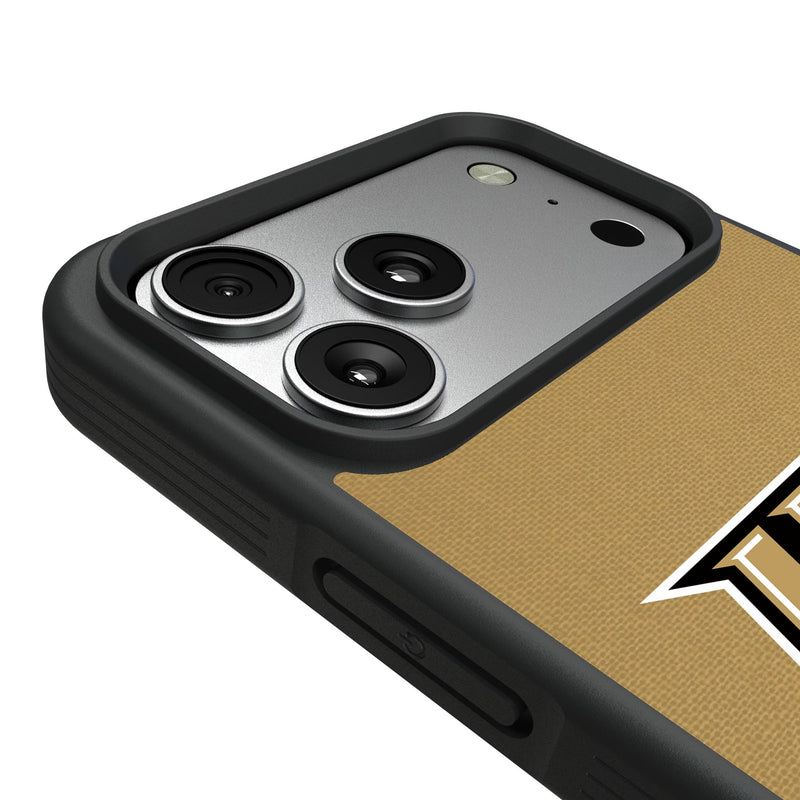 University of Central Florida Golden Knights Solid iPhone Bump Phone Case for Apple iPhone Detail.Jpg