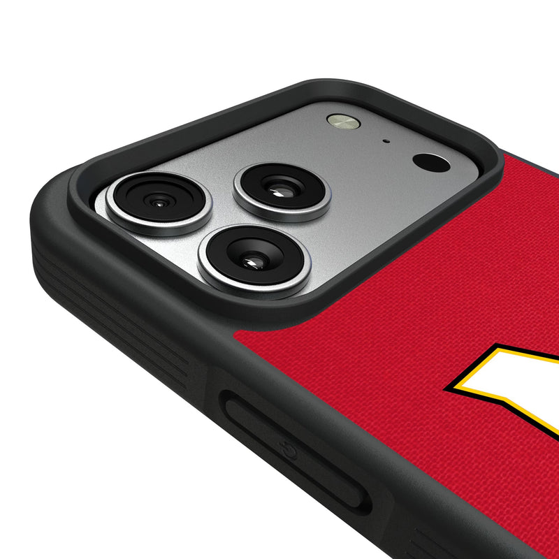 University of Maryland Terrapins Solid iPhone Bump Phone Case for Apple iPhone Detail.Jpg