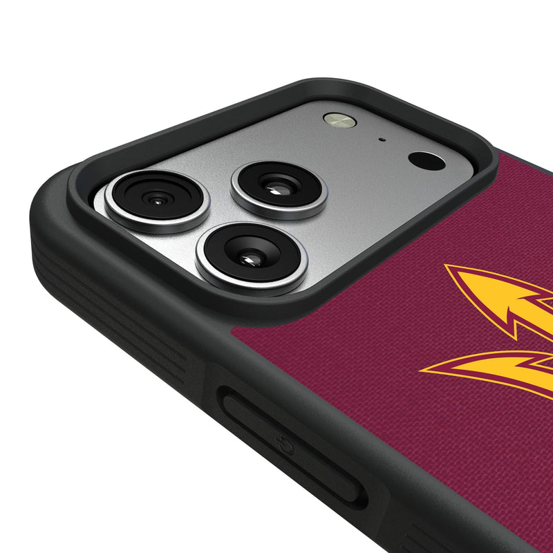 Arizona State University Sun Devils Solid iPhone Bump Phone Case for Apple iPhone Detail.Jpg