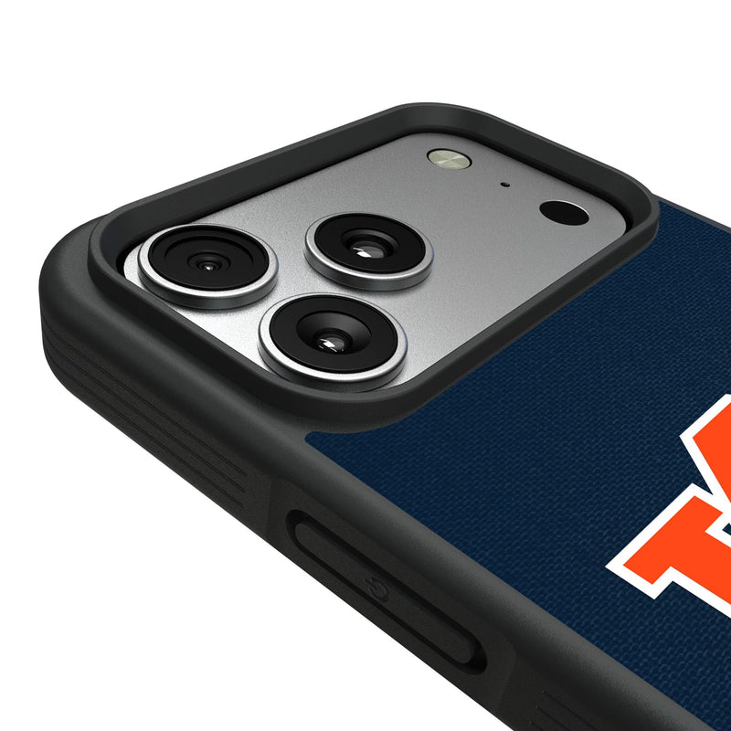 University of Auburn Tigers Solid iPhone Bump Phone Case for Apple iPhone Detail.Jpg