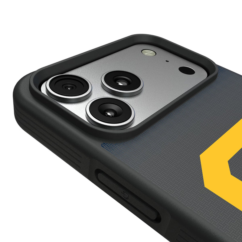 University of California Berkeley Golden Bears Linen iPhone Bump Phone Case for Apple iPhone Detail.Jpg