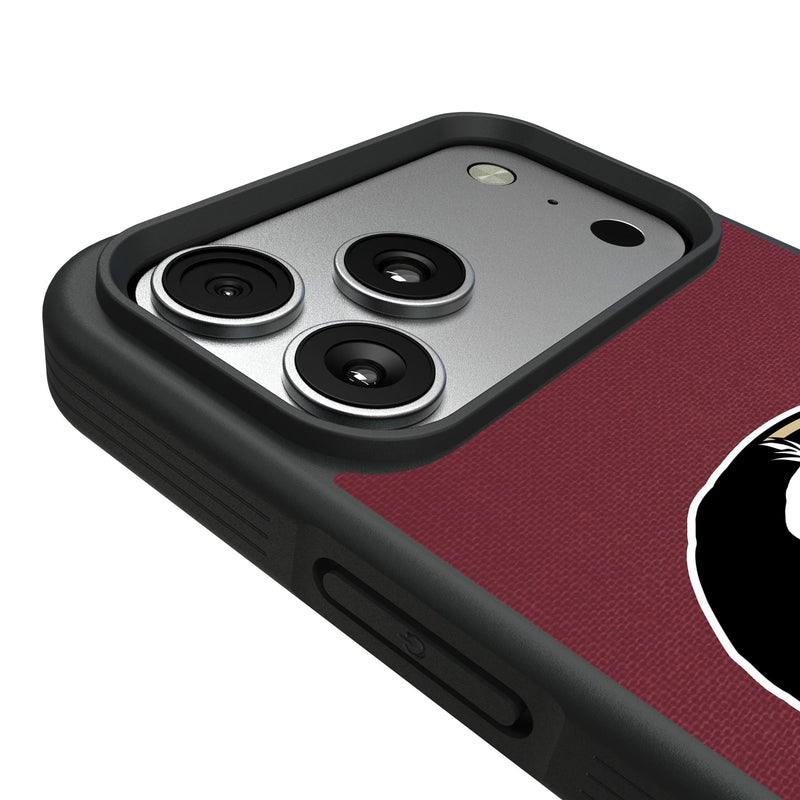 Florida State University Seminoles Solid iPhone Bump Phone Case for Apple iPhone Detail.Jpg