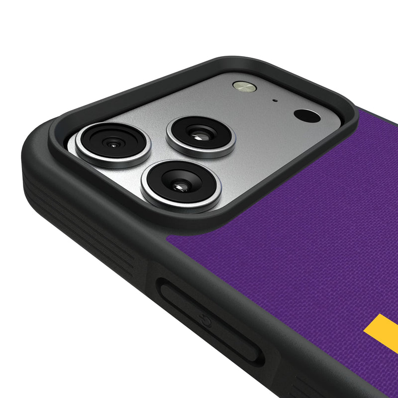 Louisiana State University Tigers Solid iPhone Bump Phone Case for Apple iPhone Detail.Jpg