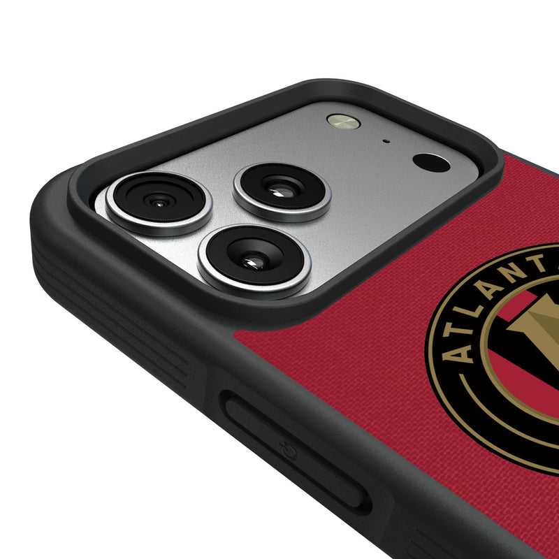 Atlanta United FC Endzone Solid iPhone Bump Phone Case for Apple iPhone Detail.Jpg