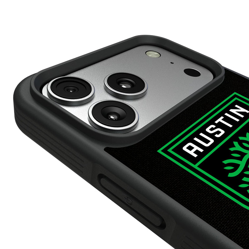 Austin FC Endzone Solid iPhone Bump Phone Case for Apple iPhone Detail.Jpg