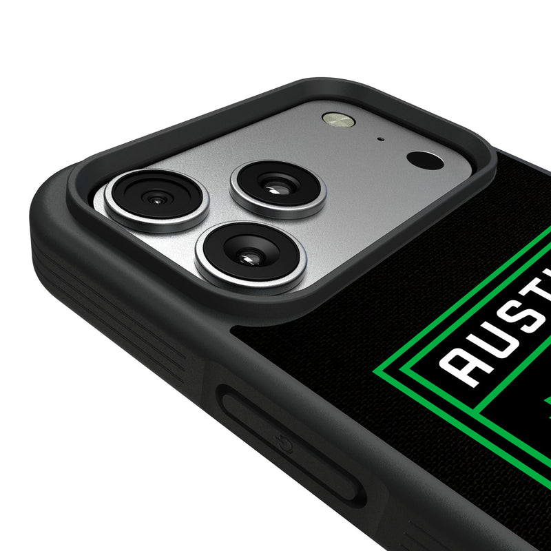 Austin FC Solid iPhone Bump Phone Case for Apple iPhone Detail.Jpg