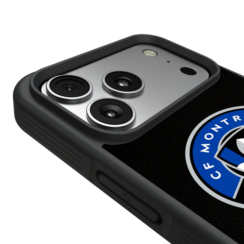 CF Montreal Endzone Solid iPhone Bump Phone Case for Apple iPhone Detail.Jpg