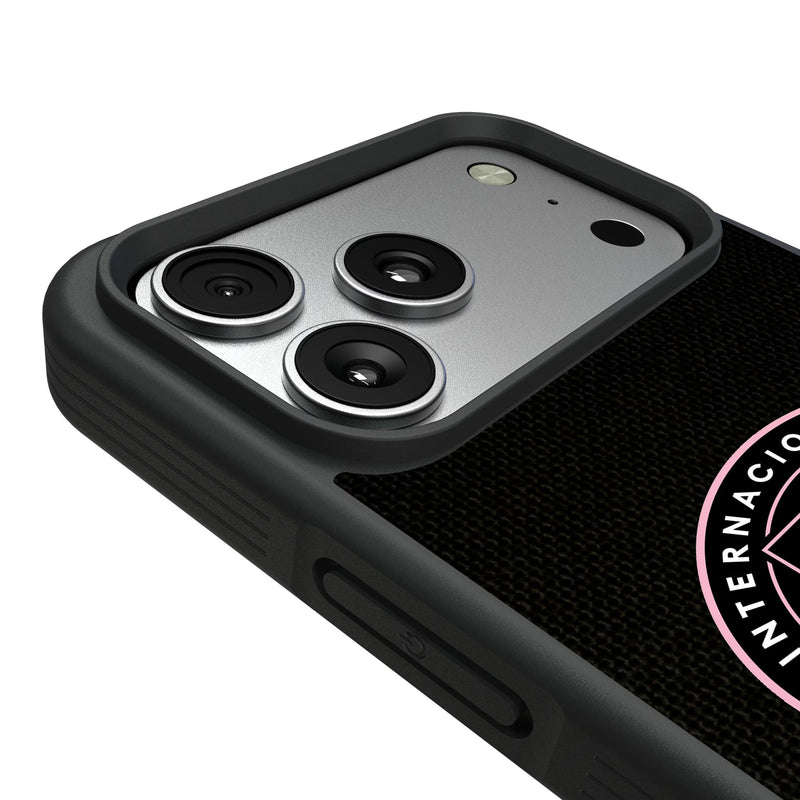 Inter Miami CF Diagonal Stripe iPhone Bump Phone Case for Apple iPhone Detail.Jpg