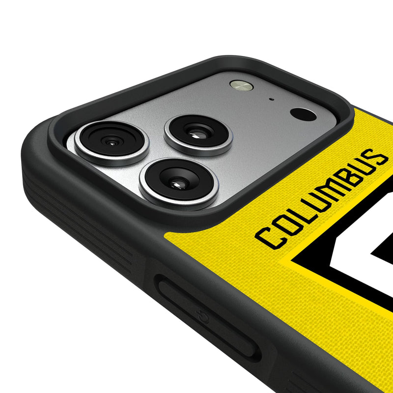 Columbus Crew Solid iPhone Bump Phone Case for Apple iPhone Detail.Jpg
