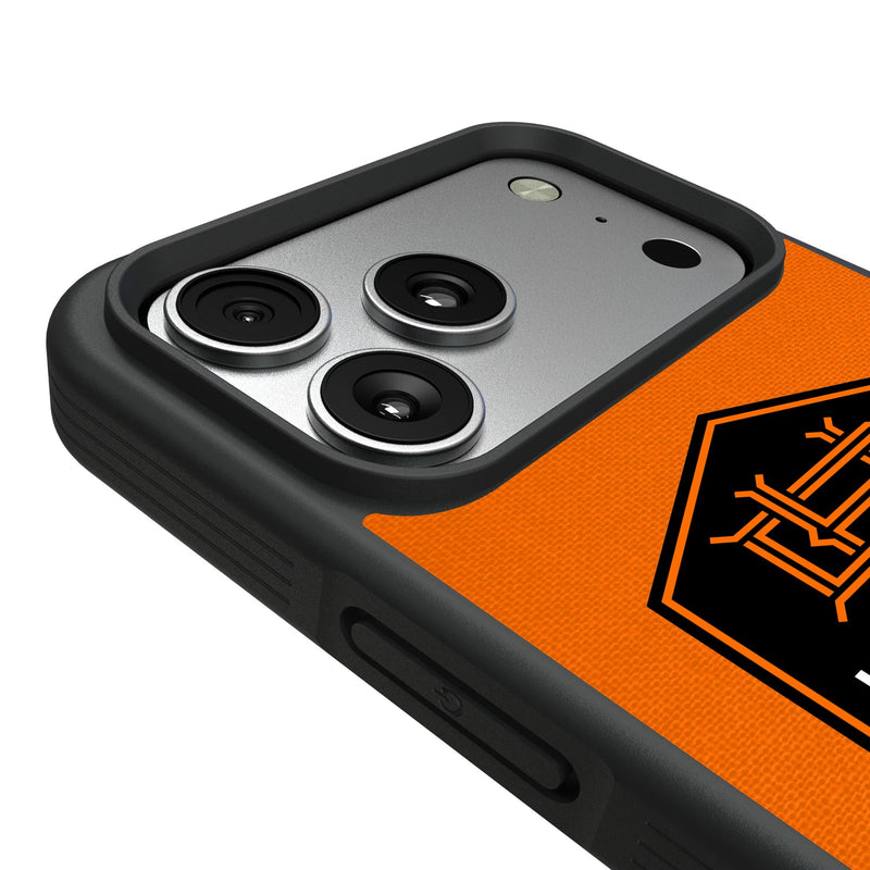Houston Dynamo Endzone Solid iPhone Bump Phone Case for Apple iPhone Detail.Jpg