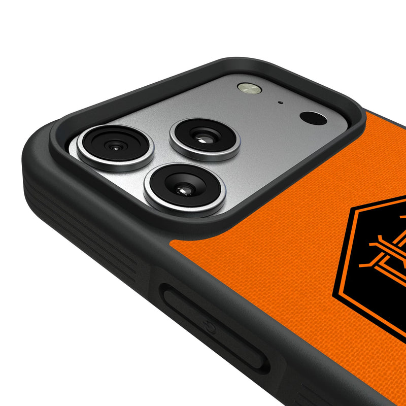 Houston Dynamo Stripe iPhone Bump Phone Case for Apple iPhone Detail.Jpg