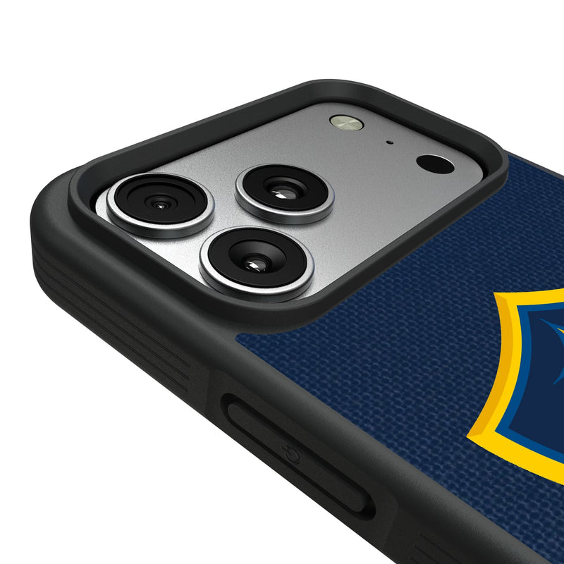 LA Galaxy Diagonal Stripe iPhone Bump Phone Case for Apple iPhone Detail.Jpg