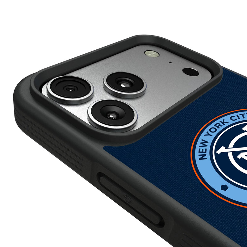 New York City FC Endzone Solid iPhone Bump Phone Case for Apple iPhone Detail.Jpg