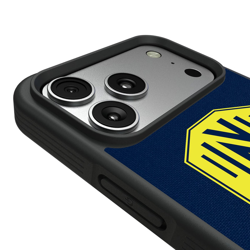Nashville SC Endzone Solid iPhone Bump Phone Case for Apple iPhone Detail.Jpg