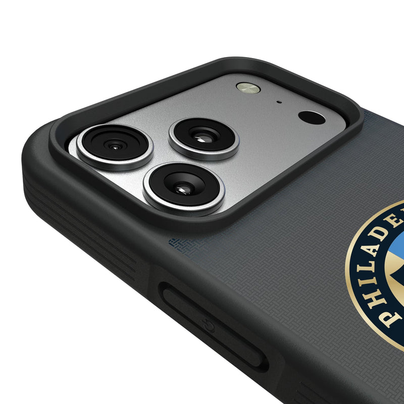 Philadelphia Union Linen iPhone Bump Phone Case for Apple iPhone Detail.Jpg