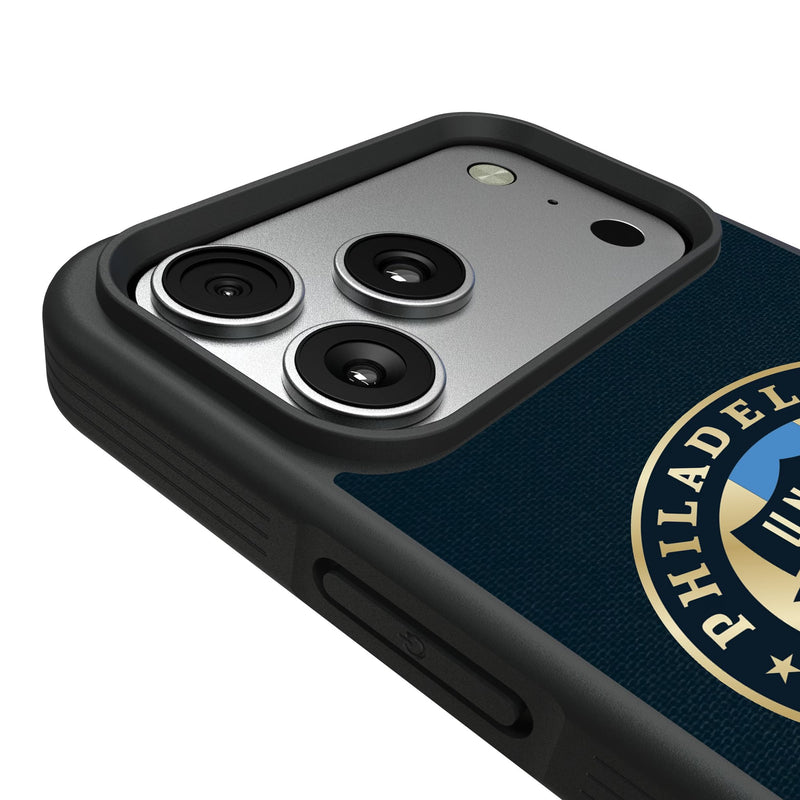 Philadelphia Union Personalized Stripe iPhone Bump Phone Case for Apple iPhone Detail.Jpg