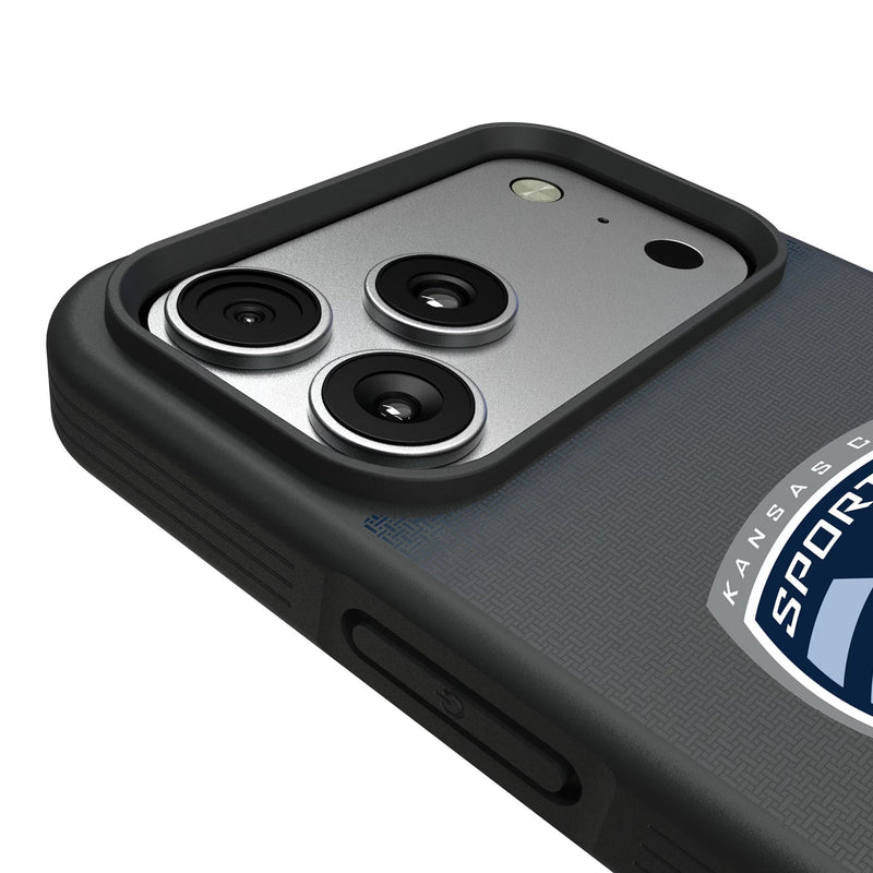Sporting Kansas City Linen iPhone Bump Phone Case for Apple iPhone Detail.Jpg