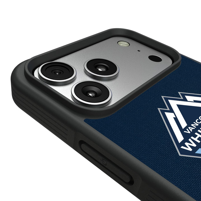 Vancouver Whitecaps Endzone Solid iPhone Bump Phone Case for Apple iPhone Detail.Jpg