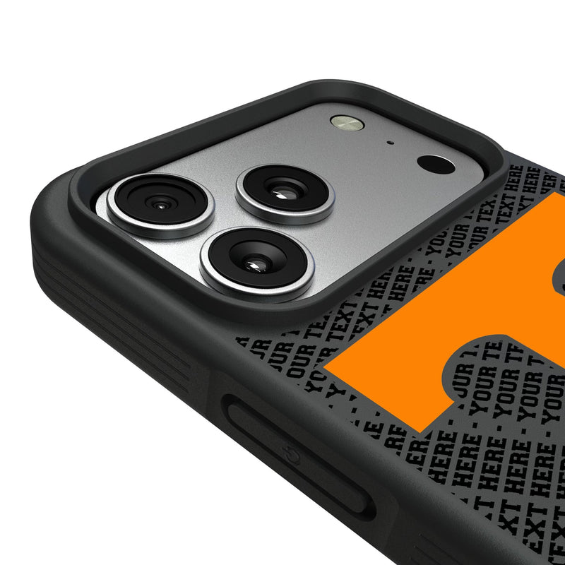 University of Tennessee Volunteers Personalized EndZone Plus iPhone Bump Phone Case for Apple iPhone Detail.Jpg