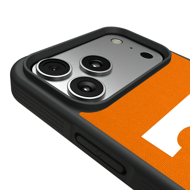University of Tennessee Volunteers Solid iPhone Bump Phone Case for Apple iPhone Detail.Jpg