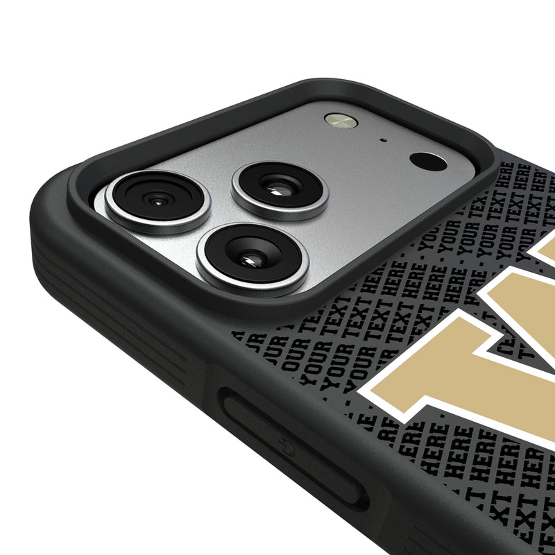 University of Washington Huskies Personalized EndZone Plus iPhone Bump Phone Case for Apple iPhone Detail.Jpg