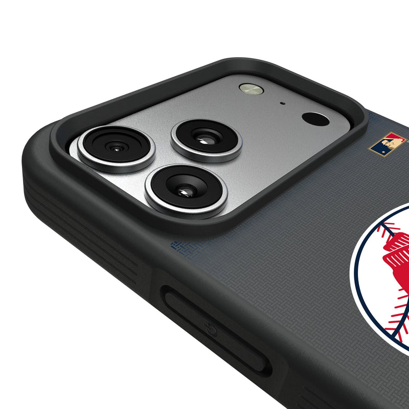 Boston Red Sox 1970-1975 - Cooperstown Collection Linen iPhone Bump Phone Case for Apple iPhone Detail.Jpg