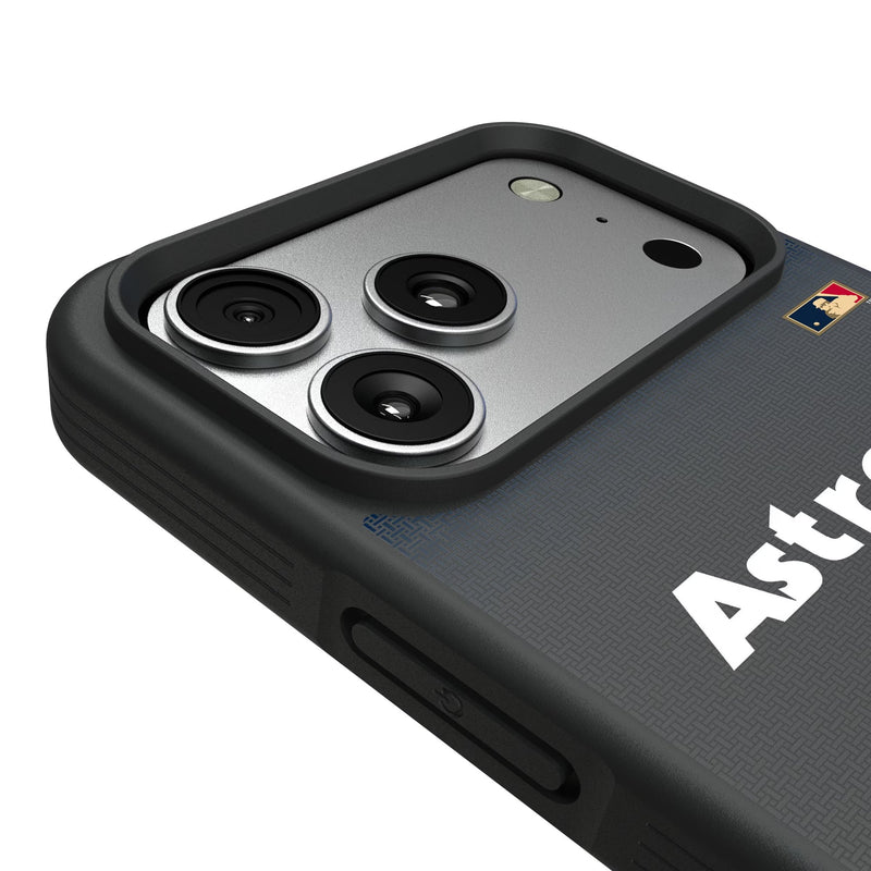 Houston Astros 1975-1981 - Cooperstown Collection Linen iPhone Bump Phone Case for Apple iPhone Detail.Jpg