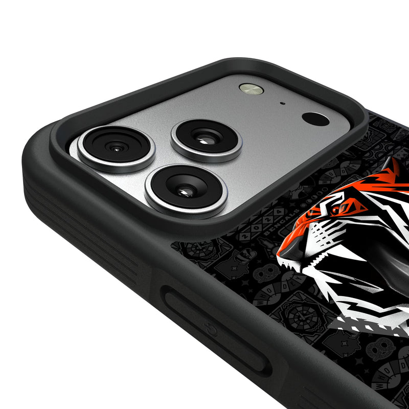 Cincinnati Bengals 2024 Edition iPhone Bump Phone Case for Apple iPhone Detail.Jpg