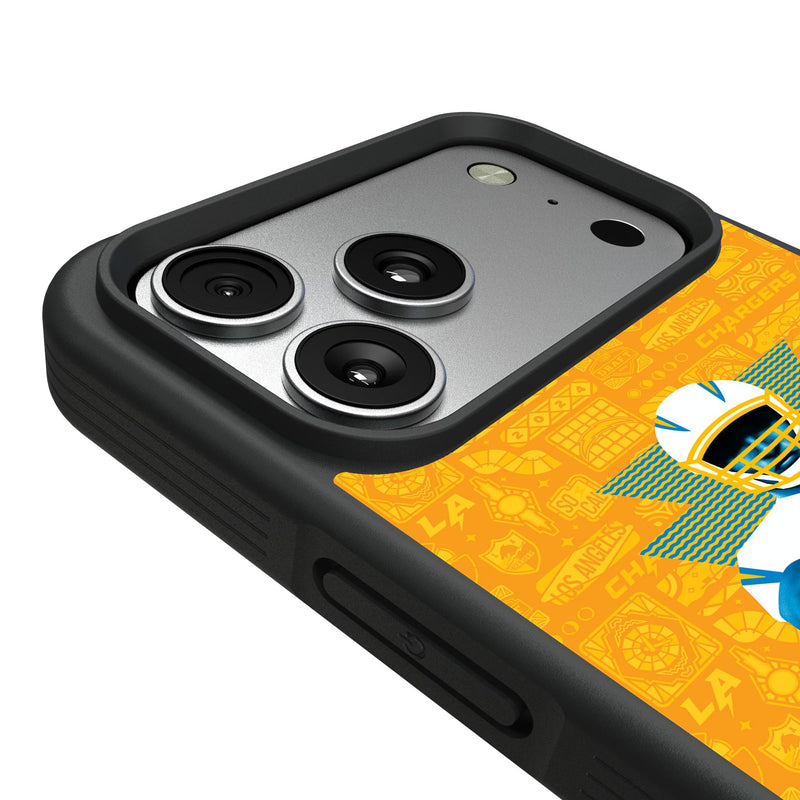 Los Angeles Chargers 2024 Edition iPhone Bump Phone Case for Apple iPhone Detail.Jpg