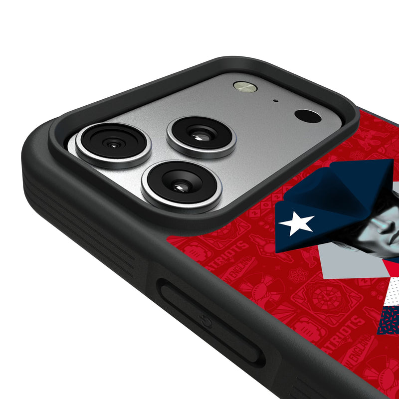 New England Patriots 2024 Edition iPhone Bump Phone Case for Apple iPhone Detail.Jpg