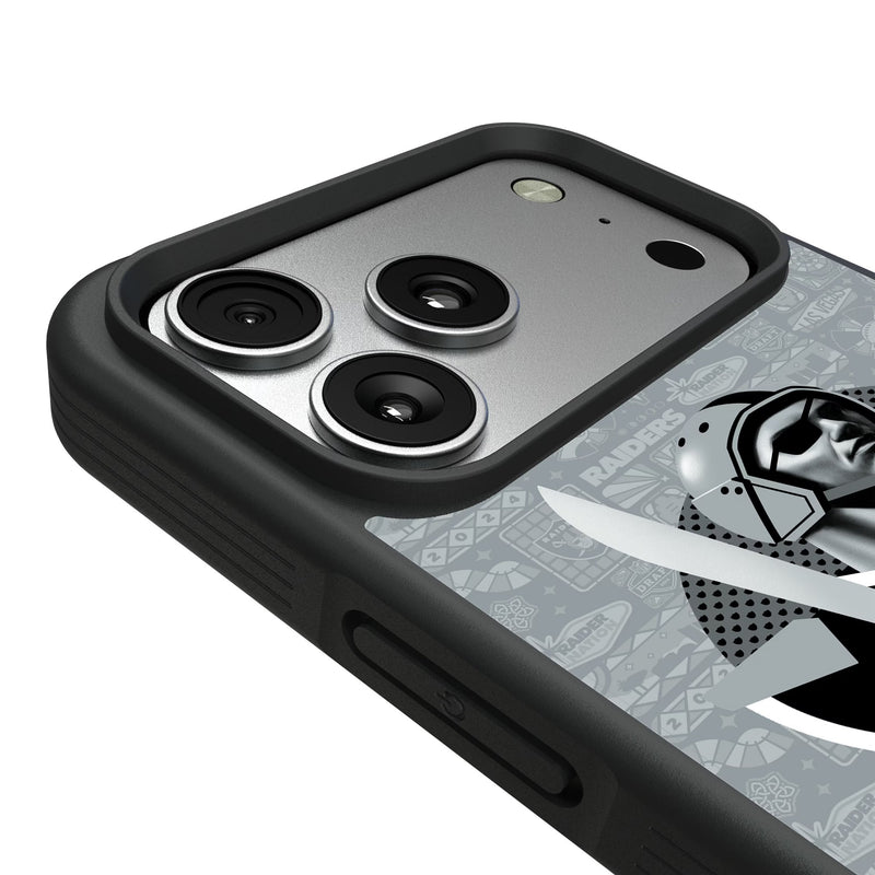 Las Vegas Raiders 2024 Edition iPhone Bump Phone Case for Apple iPhone Detail.Jpg