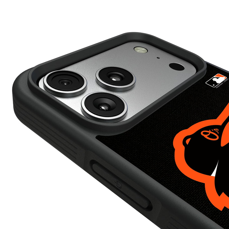 Baltimore Orioles Personalized Stripe iPhone Bump Phone Case for Apple iPhone Detail.Jpg