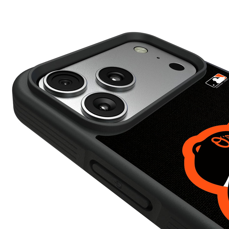 Baltimore Orioles Solid iPhone Bump Phone Case for Apple iPhone Detail.Jpg