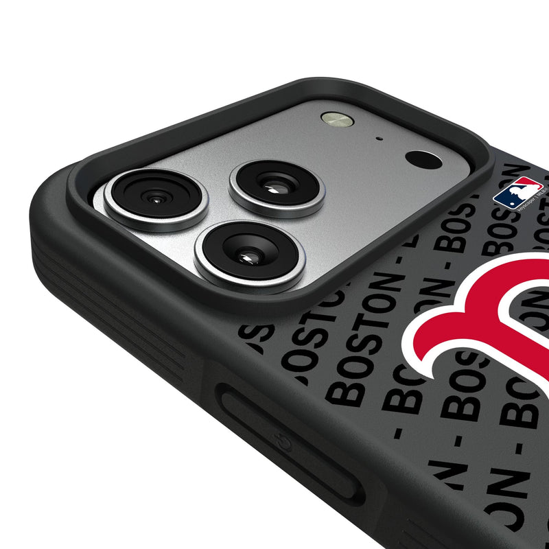 Boston Red Sox Personalized Tilt iPhone Bump Phone Case for Apple iPhone Detail.Jpg