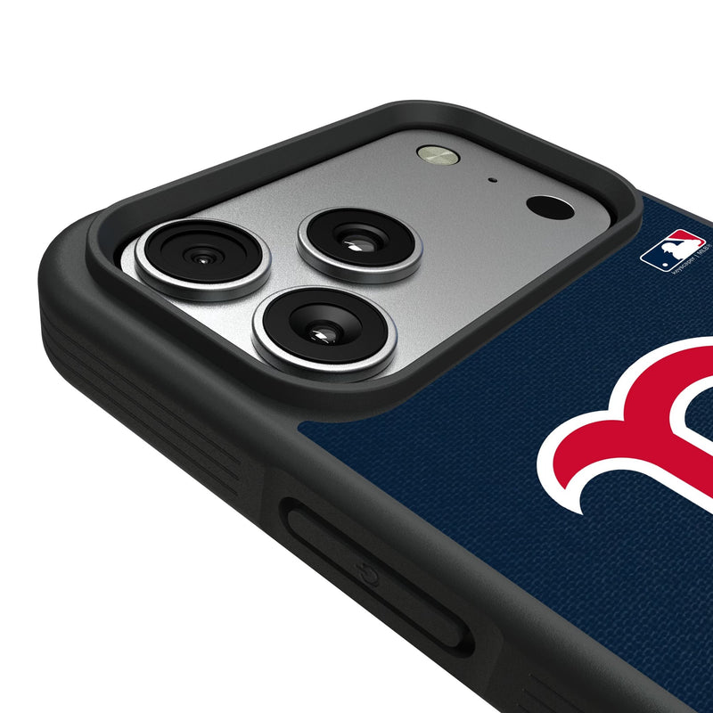 Boston Red Sox Solid iPhone Bump Phone Case for Apple iPhone Detail.Jpg
