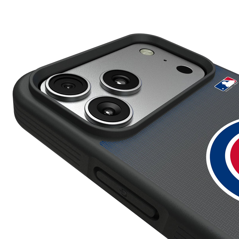 Chicago Cubs Linen iPhone Bump Phone Case for Apple iPhone Detail.Jpg