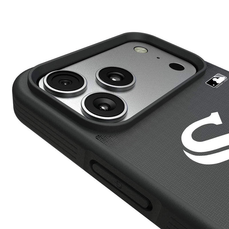 Chicago White Sox Linen iPhone Bump Phone Case for Apple iPhone Detail.Jpg