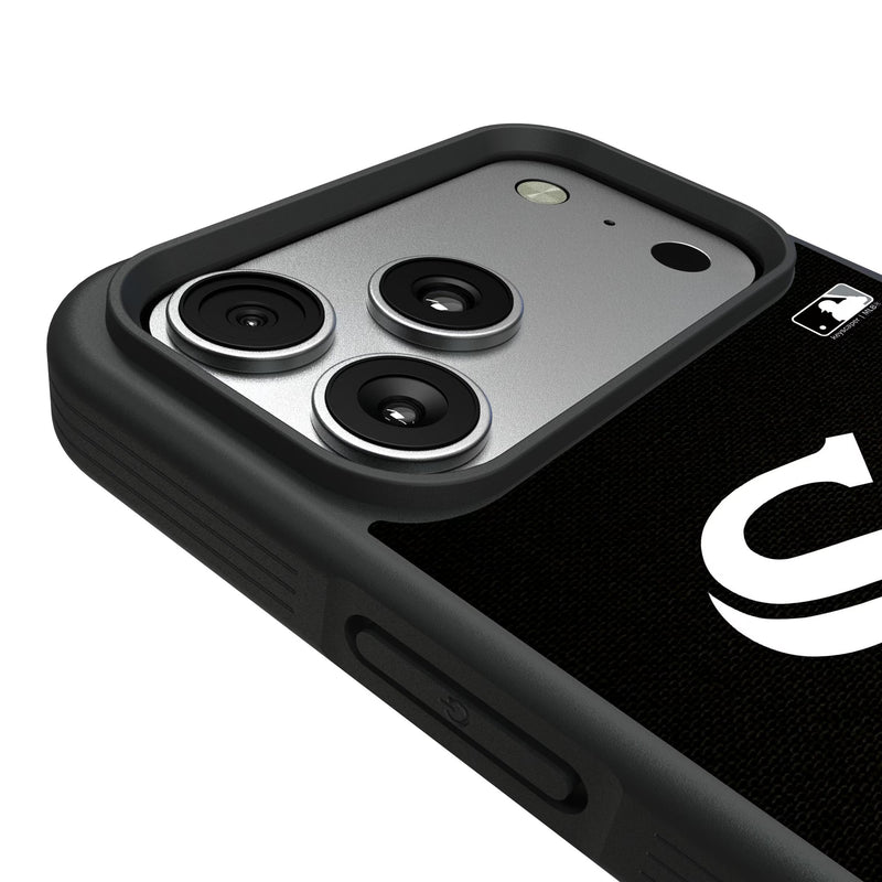 Chicago White Sox Solid iPhone Bump Phone Case for Apple iPhone Detail.Jpg