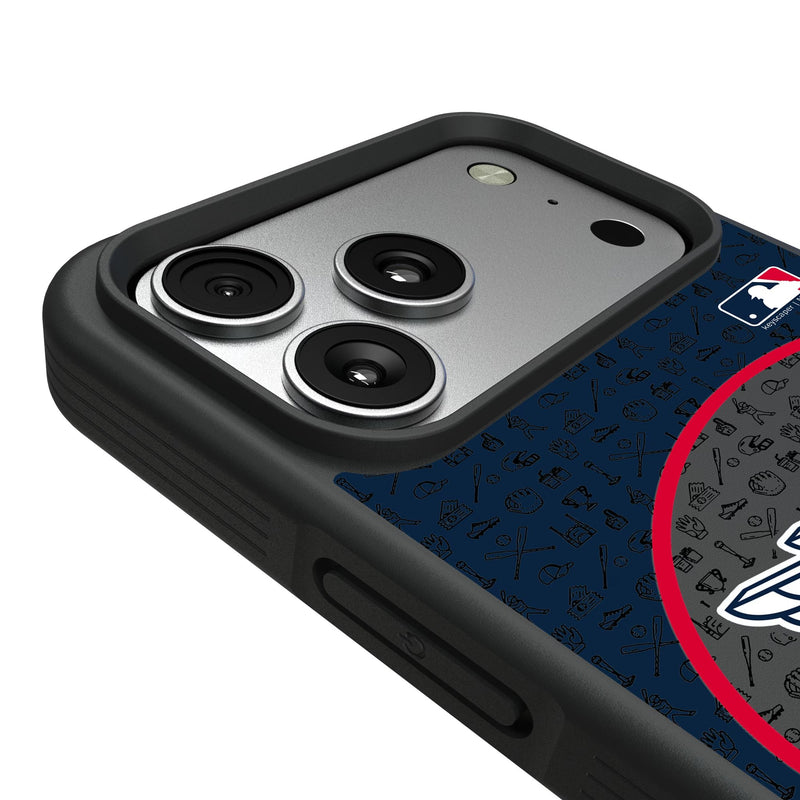 Cleveland Guardians Personalized Circle iPhone Bump Phone Case for Apple iPhone Detail.Jpg