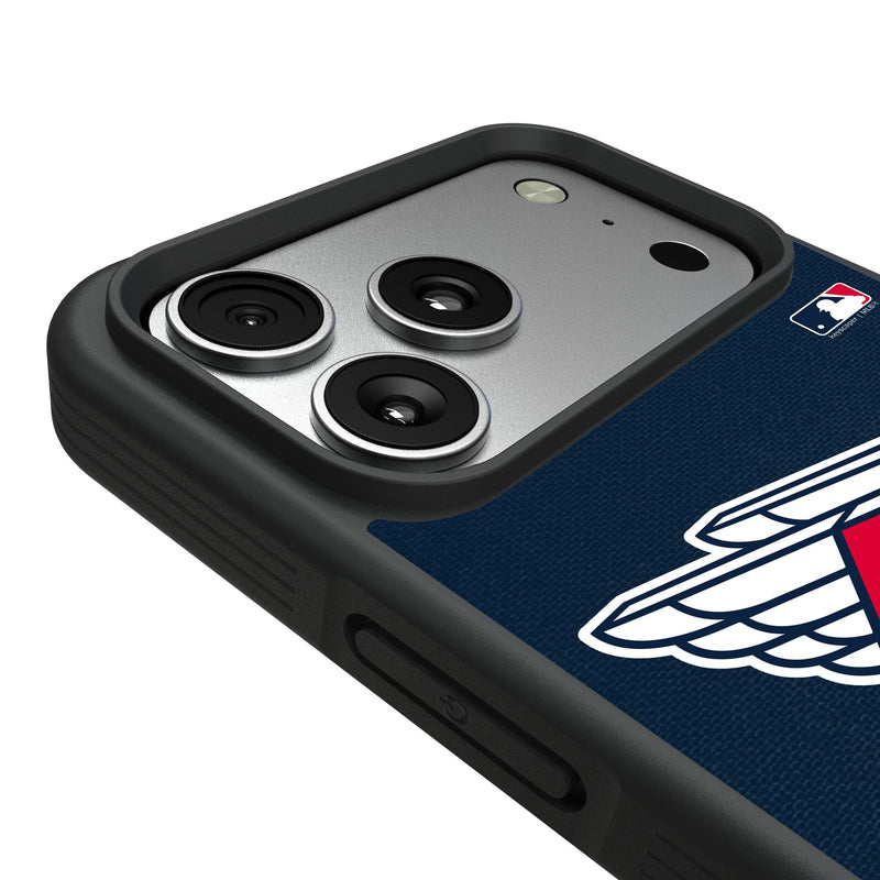 Cleveland Guardians Personalized Stripe iPhone Bump Phone Case for Apple iPhone Detail.Jpg