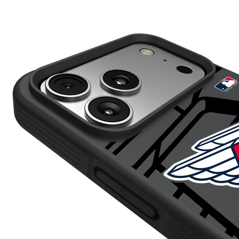 Cleveland Guardians Personalized Tilt iPhone Bump Phone Case for Apple iPhone Detail.Jpg