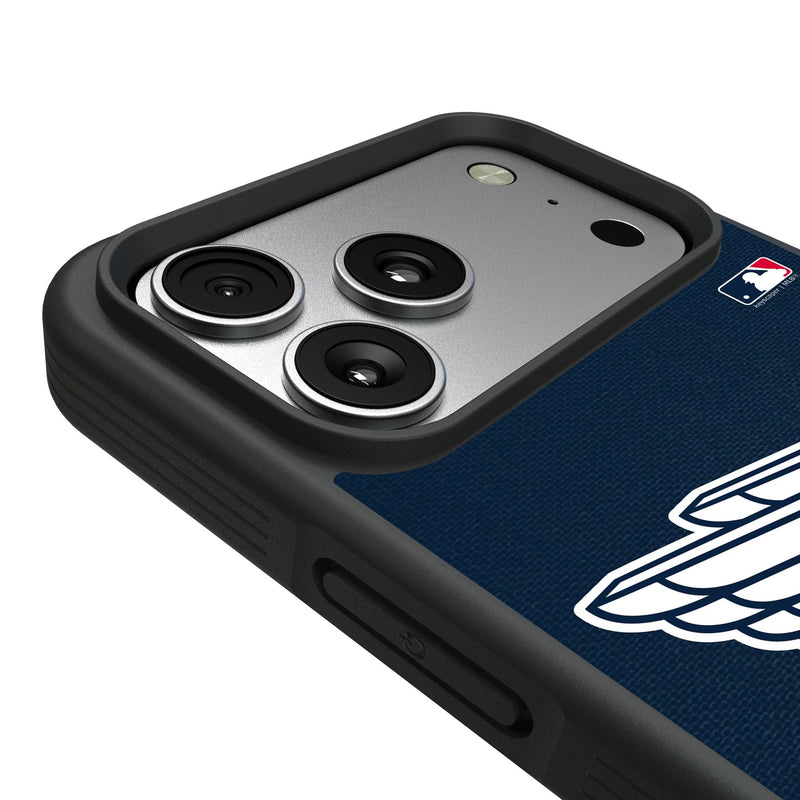 Cleveland Guardians Solid iPhone Bump Phone Case for Apple iPhone Detail.Jpg