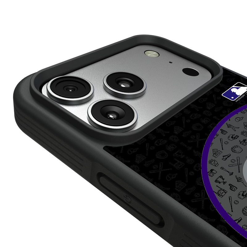Colorado Rockies Personalized Circle iPhone Bump Phone Case for Apple iPhone Detail.Jpg