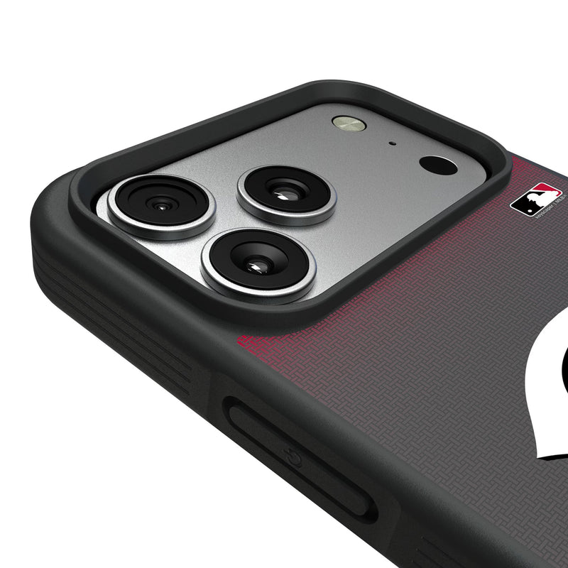 Cincinnati Reds Linen iPhone Bump Phone Case for Apple iPhone Detail.Jpg